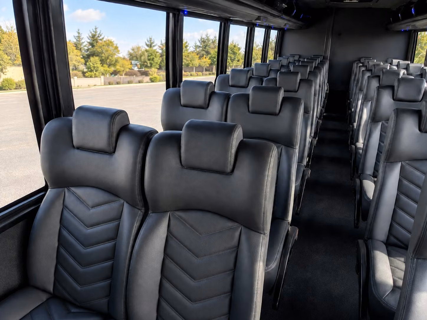 15 passenger minibus inside