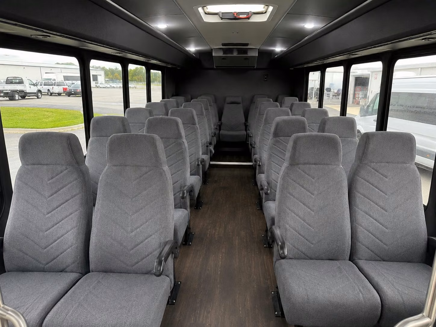 20 passenger minibus interior