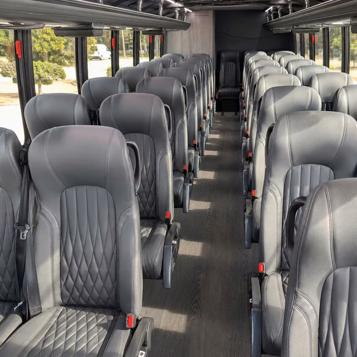 35 passenger minibus interior