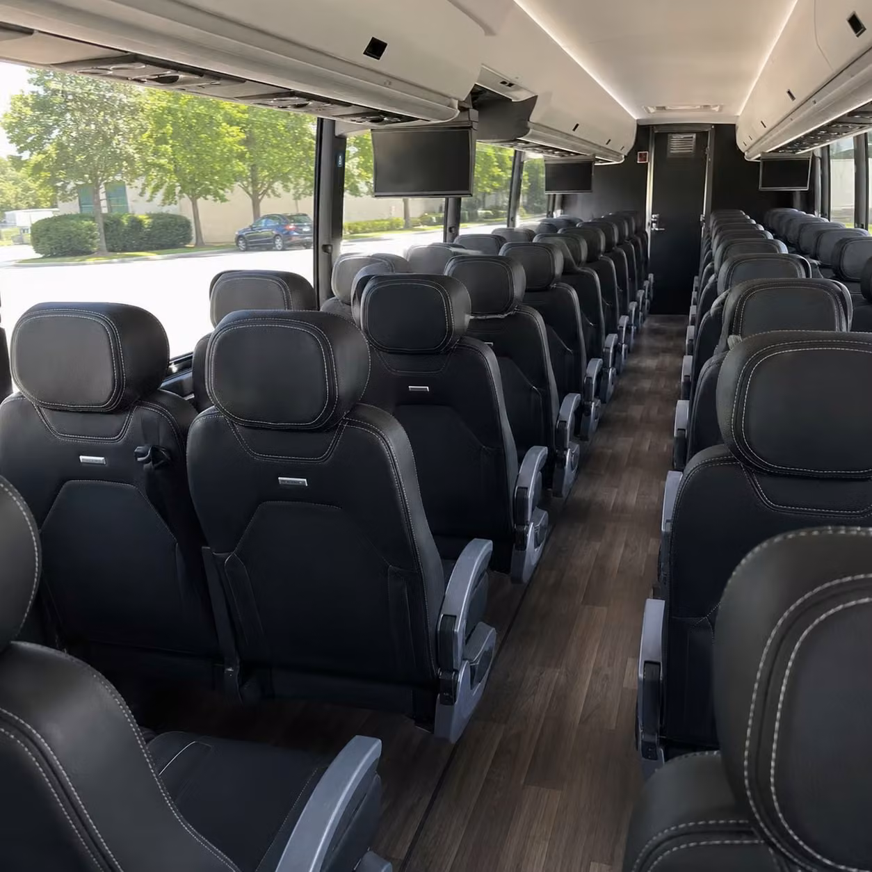 wentzville charter bus rental interior